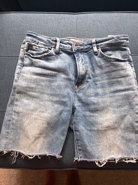 Women’s Light Blue Denim Cutoff Shorts